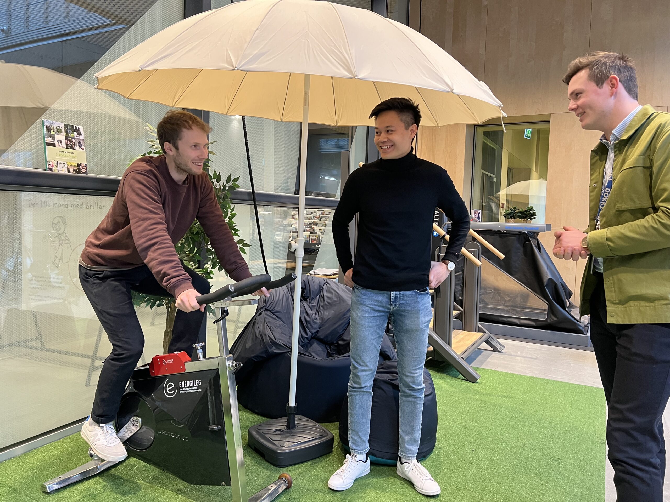 EnergiLegs EnergiCykel på DokkX og afprøves af gæster